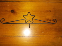 Black Star Calendar Holder