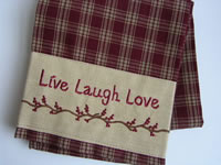 Live Love Laugh Towel