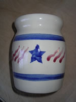 patriotic spoon jar