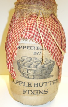 Apple Butter Jar Red