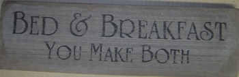 Bed & Breakfast Sign