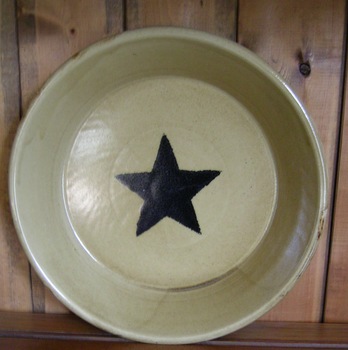 Black Star Pie Plate