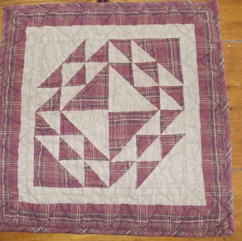 Country Red Quilt Square