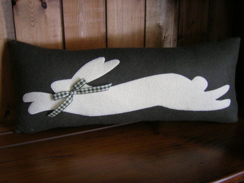 Bunny Pillow Green