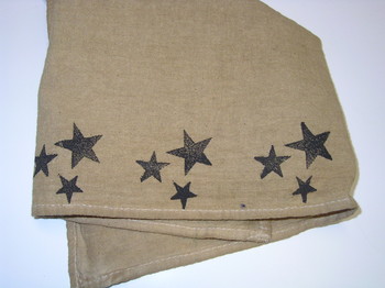 flour Sack Towel stars