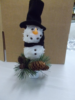 Frosty with top hat night light