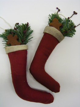 Gingerbread Stocking Ornaments