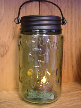 Hanging Jar Tealight Holder