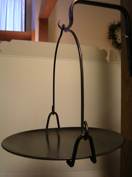 Black  Iron Wall Candlepan