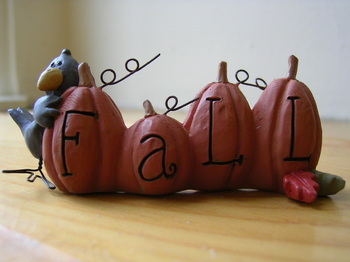 Fall Blocks Pumpkin/Crow