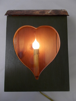 Heart Lantern Green