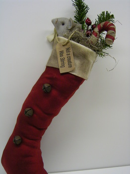 Mouse In Stocking