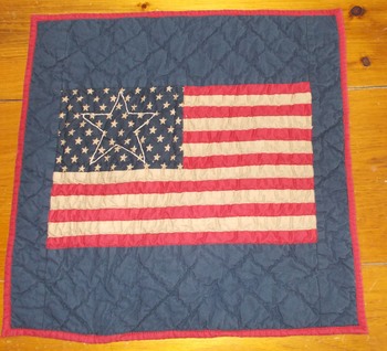 American Flag Quilt Block
