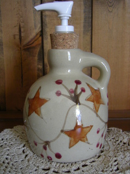 Pottery Soap Pump