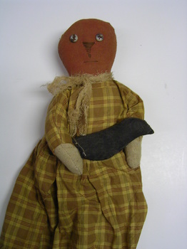 Pumpkin Doll With Crow