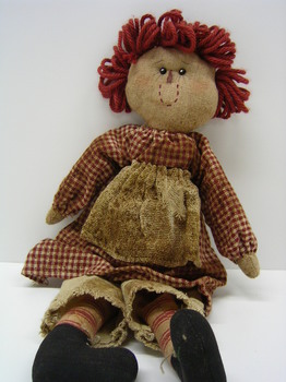 Raggedy Doll Red Check Dress