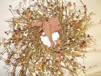 Berry and Star Wreath