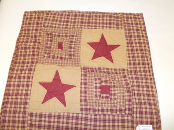 Red star wall Quilt