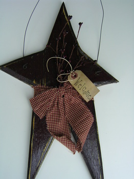 Wooden Star Wall Decor