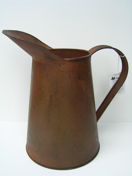 Rusty Tin Coffee Pitcher