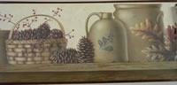 Stoneware And Pinecone Border