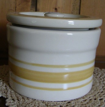 Yellow Ware Canister Small