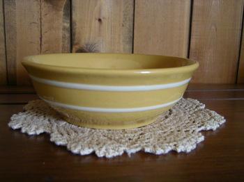 Yellow Ware Cereal Bowl