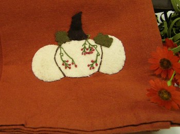 White Pumpkin Towel