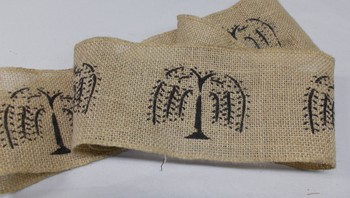 willow tree burlap ribbon